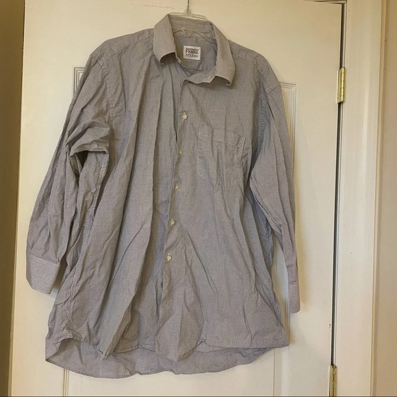 Gianfranco Ferre Studio Button Down Men’s Shirt - Size 17 - Italian Menswear - Picture 1 of 4